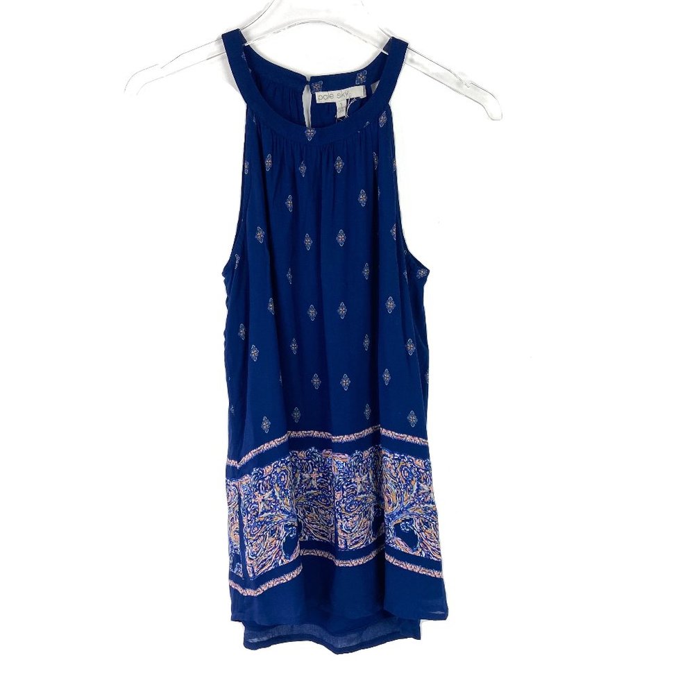 NWT Stitch Fix Pale Sky Ashlen Halter Top Blue Size Small S NEW D492